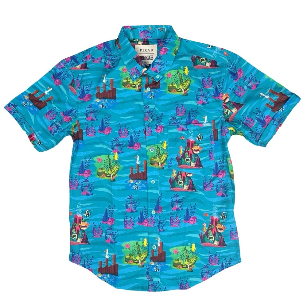 RSVLTS Disney Pixar Finding Nemo Great Escape KUNUFLEX Shirt Small NWOT